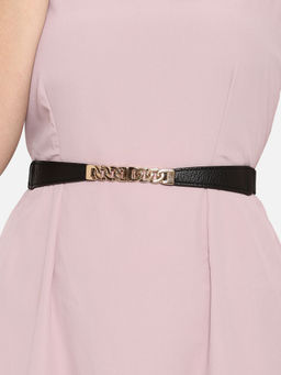 Twenty Dresses by Nykaa Fashion - Black Working On My Style Belt