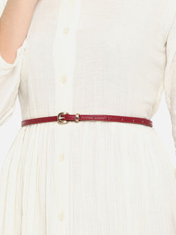Twenty Dresses by Nykaa Fashion - Maroon Wanted By Many Belt