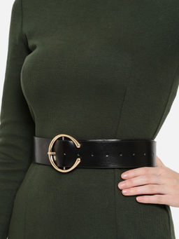 Twenty Dresses by Nykaa Fashion - Black Remain A Classic Belt