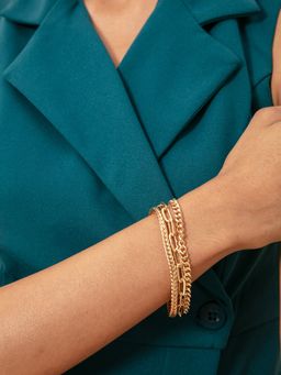 Twenty Dresses by Nykaa Fashion - All In The Chains Bracelet