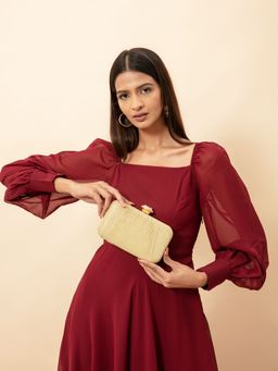 Twenty Dresses by Nykaa Fashion - I Got The Bling Clutch