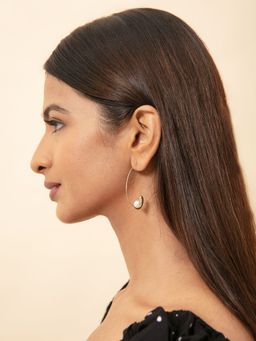 Twenty Dresses by Nykaa Fashion - Its Curved Ahead Earrings