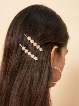Twenty Dresses by Nykaa Fashion - Pretty Pearls For You Hairpin (Pack of 2)