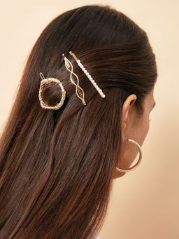 Twenty Dresses by Nykaa Fashion - Being Groovy Hairpin (Pack of 3)