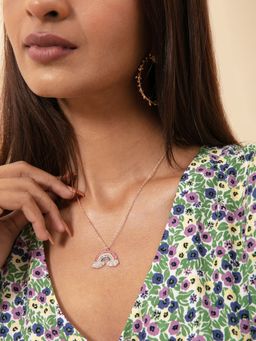 Twenty Dresses by Nykaa Fashion - Rainbow On My Mind Necklace