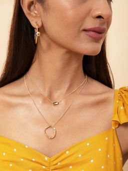 Twenty Dresses by Nykaa Fashion - Chasing The Dreams Layered Necklace