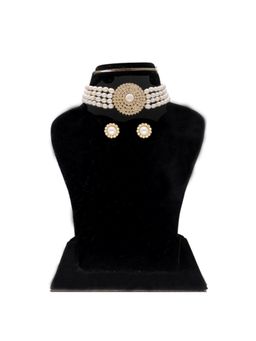 Sri Jagdamba Pearls - Whisper Pearl Choker Necklace Set