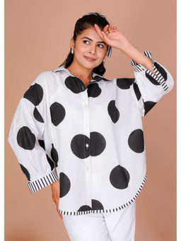 Aruma - Black Polka Anti-Fit Shirt