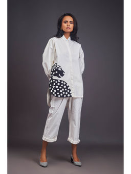 Deepika Arora - Womens White Co-Ord (Set of 2)