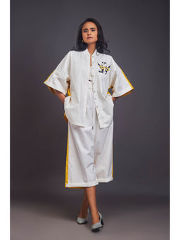 Deepika Arora - Womens White Co-Ord (Set of 3)