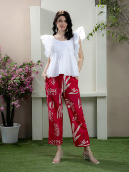 AAREIN - Fuchsia Pink Linen Co-Ord (Set of 2)