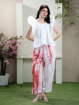 AAREIN - White Linen Co-Ord (Set of 2)