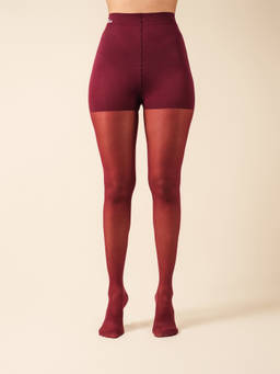 Theater - Women Sheer Maroon Stockings