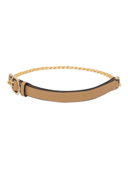 Twenty Dresses by Nykaa Fashion - Beige Solid Chain Link Belt