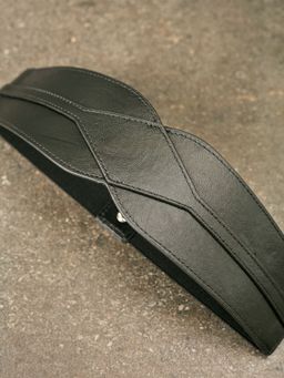 Twenty Dresses by Nykaa Fashion - Black All Wide Out Belt