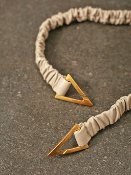 Twenty Dresses by Nykaa Fashion - Beige Interlocked In Style Belt