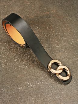 Twenty Dresses by Nykaa Fashion - Black Looped Together Belt
