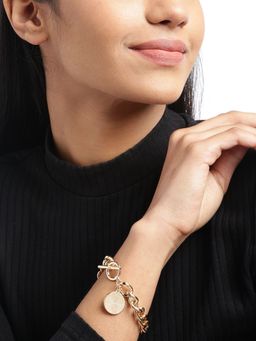 Twenty Dresses by Nykaa Fashion - The Flipped Coin Bracelet