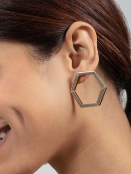 Twenty Dresses by Nykaa Fashion - All Hexed Up Earrings
