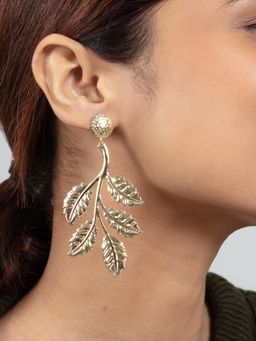 Twenty Dresses by Nykaa Fashion - The Fallen Leaves Earrings