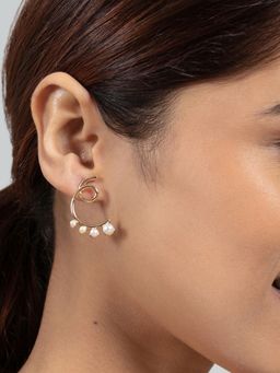Twenty Dresses by Nykaa Fashion - Loops Of Pearls Earrings