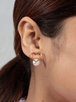Twenty Dresses by Nykaa Fashion - Between Two Hearts Earrings