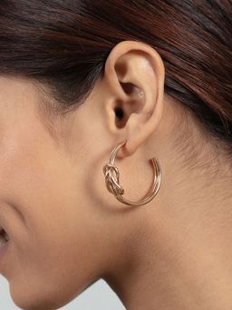 Twenty Dresses by Nykaa Fashion - Infinite Love Hoop Earrings