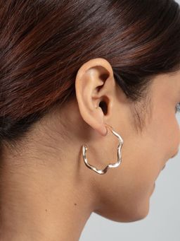 Twenty Dresses by Nykaa Fashion - Half A Bloom Earrings