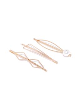 Twenty Dresses by Nykaa Fashion - Give Me A Pearl Hair Pins (Pack of 3)
