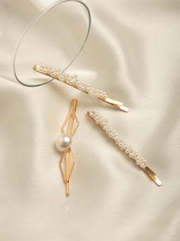 Twenty Dresses by Nykaa Fashion - Centre Of Attraction Hair Pins (Pack of 3)