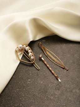 Twenty Dresses by Nykaa Fashion - Unusual Distractions Hair Pins (Pack of 3)