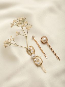 Twenty Dresses by Nykaa Fashion - Give It A Bow Hair Pins (Pack of 3)