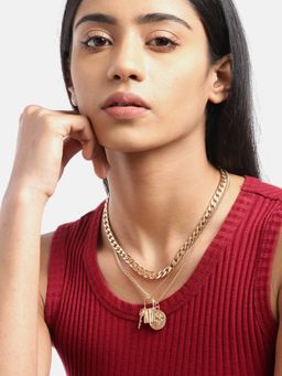 Twenty Dresses by Nykaa Fashion - The Key To My Heart Necklace