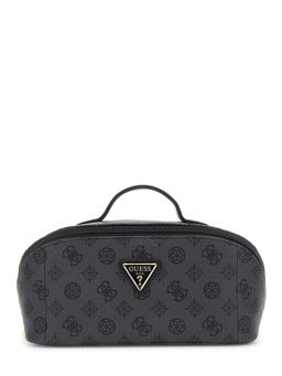 Guess - Black Logo PU Women Vanity Bag