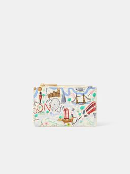 Accessorize London - Women London Printed Card Holder - Multi-Color