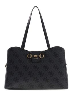 Guess - Black Logo PU Women Tote Bag