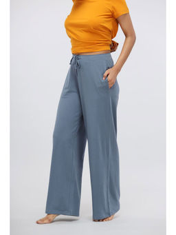 NeceSera - China Blue Supima Flared Lounge Pant