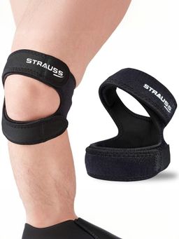 Strauss - Pattelar Dual Strap Knee Support (Black)