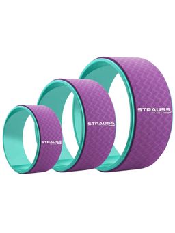Strauss - Yoga Wheel Set of 3, (Purple)