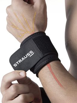 Strauss - Wrist Support, Single (Black)
