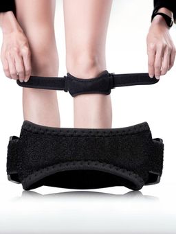 Strauss - Pattelar Single Strap Knee Support (Black)