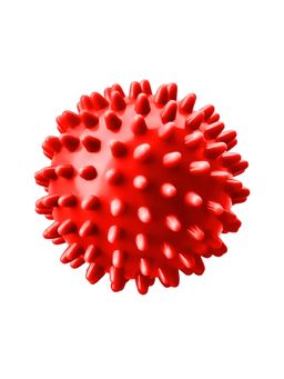 Strauss - Acupressure Massage Ball, 2.7 Inches, (Red)