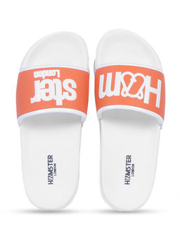 Hamster London - Unisex Coastline Sliders- Orange