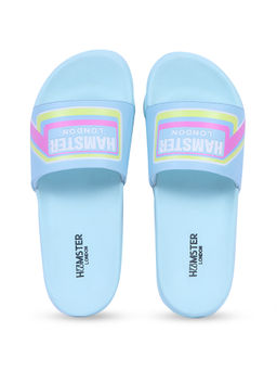 Hamster London - Unisex Hilton Sliders- Aqua