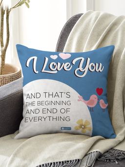 Indigifts - Gifts I Love You Cuddle Printed Cushion Cover, Valentine Gifts, Love Gift