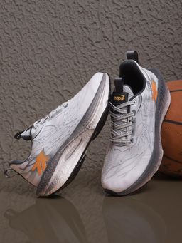 LIBERTY - Leap7X Xlm-01 Light Grey Sports Lace-Up Running Shoes for Men