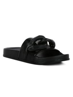 London Rag - Solid Black Flats