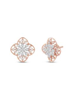 IRASVA - Women White Stones No Plating Pair Of Earrings