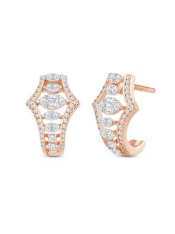 IRASVA - Women White Stones No Plating Pair Of Earrings