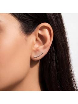 IRASVA - Women White Stones No Plating Pair Of Earrings